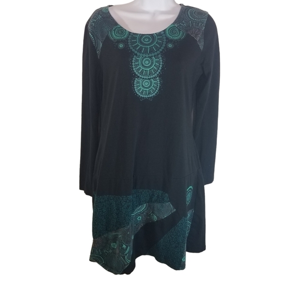 Vtg Coline art to wear atw lagenlook dress - Picture 1 of 10